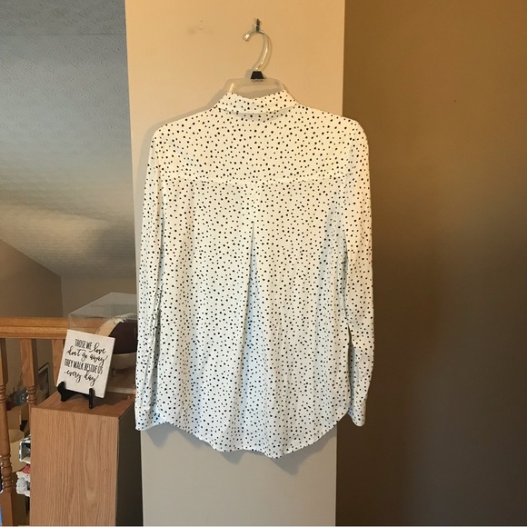 BeachLunchLounge Black and White Heart Blouse - Picture 4 of 8